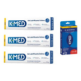 K med Gel 50g Kit Com 3 Unidades Ganhe 2cx De K misinha C 8 Sabor Sem Sabor