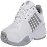 K Swiss Court Express Tênis Feminino Branco Alto Prata 8 5
