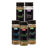 K5 008 Kit Com 5 Temperos Cuesta Sabores Mediterrâneos