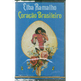 K7 Elba Ramalho Coração Brasileiro Fita Orig lacrada 