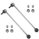 K80478 Liga De Zinco Níquel Barra Estabilizadora Dianteira Elos Lubrificáveis Para AUDI A3 Q3 TT VW Golf Jetta Passat Eos Beetle CC Tiguan Rabbit R32 Git Arteon Atlas Esquerda Direita Lado 2 Peças
