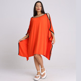 Kaftan Estilo Bata Vestido