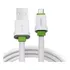 Kaidi Cabo Usb Tipo C  2 Metros  Carga Rápida Kd 327c Cor Branco