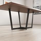 Kakabb Pernas De Mesa De Metal 71 Cm, Base De Mesa De Jantar Para Vidro, Mármore, Mesa De Madeira, Pernas De Móveis Para Projetos Diy, Pernas De Mesa Modernas Resistentes (28 Polegadas)