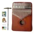 Kalimba 17 Chaves Piano Dedo Instrumento Percussão
