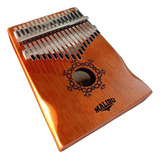 Kalimba 17 Teclas Malibu Kb50 Mahogany