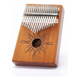 Kalimba Instrumento Musical Piano 17 Chaves