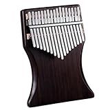 Kalimba Kalimba 17 Teclas Piano De Polegar De Madeira Profissional E De Alta Qualidade Com Apoio Para As Mãos Design Exclusivo Para Iniciantes 17 Rosewood 