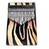 Kalimba Mahalo Zebra Com Martelo Afinador E Bag   17 Teclas
