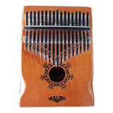 Kalimba Malibu Kb50 Mahogany Dó 17 Notas Bag E Acessórios