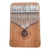 Kalimba Piano De Dedo 17 Chaves Instrumento Percussão