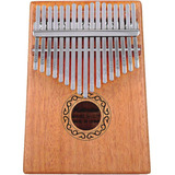 Kalimba Piano De Dedo Turbo Jr Km 17 Mahogany