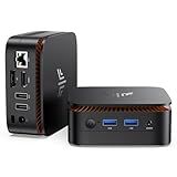 KAMRUI Mini PC Essenx E1 N150 Intel Twin Lake N150 N100 Atualizado Mini Computador 16GB RAM 512GB SSD Mini Computador Desktop Duplo 4K Micro PC Com Ethernet WiFi Bluetooth Para Negócios 