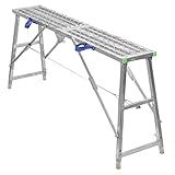 KANBUN Equipamento De Andaime KANBUN Andaime Dobrável Multiuso Portátil Plataforma De Trabalho Andaime Torre Escada Banco Banco Altura Ajustável Soldagem De Aço Galvanizado