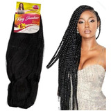 Kanekalon Jumbo Jumbão Preto 400 Gramas