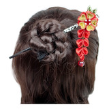 Kanzashi Hashi Palito Para Cabelo Modelo Sakura
