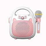 Karaoke Infantil Com Microfone Recarregável Alto Falante De Karaokê Portátil Para Meninos Meninas