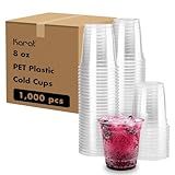 Karat Copos De Plástico Transparente De 227 G 78 Mm 1000 Peças C KC8