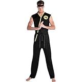 Karate Cobra Kai Adult Costume - Plus Size - Black - 1 Set