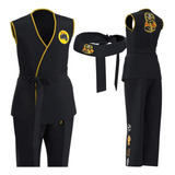 Karate Kid Cobra Kai Taekwondo Traje Cosplay Crianças Adulto