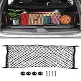 Karltys Compatível Com Porta Malas Chevy Chevrolet Suburban Tahoe GMC Yukon 2021 2022 2023 Estilo Envelope Organizador De Malha De Porta Malas Traseiro Ajustável Rede De Armazenamento De Nylon Elástico Com Ganchos