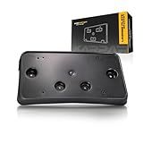 KarParts360 Suporte De Placa Dianteira Para Chevy Silverado 1500 2019 2020 Preto Texturizado Substituição Para GM1068200 84428905