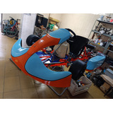 Kart Mini Todo Restaurado Com Motor Parilla Evolucion 125cc