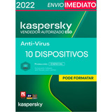 Kaspersky Anti virus 10 Pc 1 Ano Envio Imediato