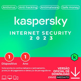 Kaspersky Internet Security 1 Pc 1 Ano Envio Imediato