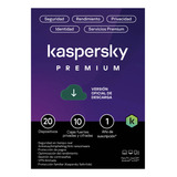 Kaspersky Premium Antivirus 20 Dispositivos Por 1 Ano