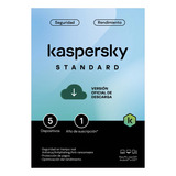 Kaspersky Standard Antivirus 5 Dispositivos 1 Ano