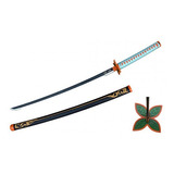 Katana Espada Samurai Ninja Ornamento Em Aço   Suporte