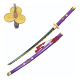 Katana Roronoa Zoro Enma One Piece Espada Aço Tamanho Real
