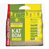 Katbom Granulado Sanitário Economico Capim Limão 6Kg