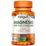 Katiguá Magnésio Tripla Fonte Quelato Malato óxido Sem Sabor Katiguá 60 Cápsulas Rígidas • 30 Doses Laranja