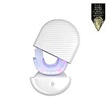 KAVVO Kit De Clareamento Dental Shell 2023 Muse Design Gold Winner Para Dentes Sensíveis LED De Nível Médico Bateria De Longa Duração Desinfecção Automática Por UV Bandeja De Dentes Extra E Gel