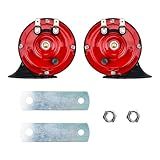 KAX 2 Buzinas De Trem 300DB Super Altas Kit De Substituição De Buzinas De Ar à Prova D água De 12 V Buzina Dupla De Caracol Elétrico Acessórios Automotivos Universais Para Carro Motocicleta