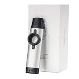 Kazoo De Metal Atualizado Kazoo De Liga De Alumínio Profissional De Tom Ajustável Com Cinco Diafragmas De Flauta Bocal De Grau Alimentício Com Capa E Design De Tira Kazoos Para Crianças Adultos Amantes Da Música Silver Kazoo 