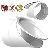 Kaztec Válvula De Retenção Esgoto 50mm PVC Branco