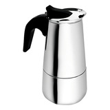 Ke Home Cafeteira De Fogão 4 Xícaras Aço Inoxidável Italiana