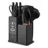 Ke Home Cozinha Jogo De Utensílios 19 Peças Preto 32cm