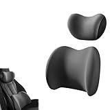 KEBEGE Conjunto De Almofada De Apoio Lombar E Encosto De Cabeça De Carro Ergonômico Encosto De Cabeça E Almofada Lombar 2025 Novo Encosto De Cabeça Para Carro E Travesseiro De Suporte Lombar Alivia