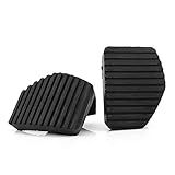 Keenso 2 Peças De Capa De Borracha Para Pedal De Freio E Embreagem Para Peugeot Citroen 1007 207 208 301 C3 C4 C5 C6 C8