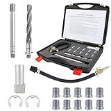 Kefly Kit De Ferramentas De Duas Válvulas 38900 Kit De Reparo De Rosca De Vela De Ignição Com 10 Inserções De Liga De Aço M14 1 25 Usado Em Motores De Duas Válvulas 4 6L 5 4L E 6 8 V 10 Compatível