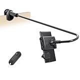 Kefotic Suporte De Tablet Pescoço De Ganso Para Leitura Kindle Na Cama Com Controle Remoto De Virar Páginas Suporte De Braço Preguiçoso De Cabeceira Com Mãos Livres Para Acessórios Kindle Presentes