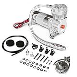 KEIYSHOLCK Kit De Compressor De Suspensão Air Ride Com Padrão Superior De 480C Adequado Para Buzina De Carro Ferramentas Pneumáticas Pneus De Veículos Compressor De Ar De Pneus De Motocicleta 