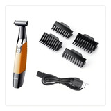 Kemei Barbeador Elétrico Á Prova D agua Km 1910 Kit Barbear