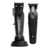 Kemei Kit 2 Máquinas Kemei 2296 Corte Km 2299 Acabamento Cor Preto