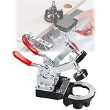 Kemengsuer Guia De Perfuração De Furo De Dobradiça De 35 Mm Kit De Gabarito De Dobradiça Oculta Para Marcenaria Guia De Furos Ferramentas De Marcenaria Gabarito De Dobradiça De Porta De Armário De Cozinha