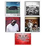 Kendrick Lamar 4 CD Studio Albums  Good Kid  M A A D City   To Pimp A Butterfly   DAMN    Mr  Moral   The Big Steppers  With Art Card